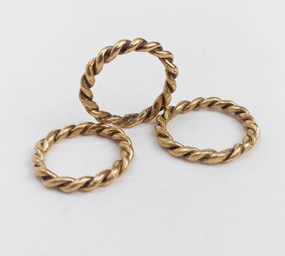 Immagine di Anello torchon  in bronzo
