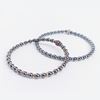 Immagine di Bracciale elastico in pietra ematite 4 MM