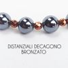 Immagine di Bracciale elastico in pietra ematite 8 MM