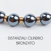 Immagine di Bracciale elastico in pietra ematite 8 MM