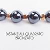 Immagine di Bracciale elastico in pietra ematite 8 MM