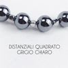 Immagine di Bracciale elastico in pietra ematite 8 MM