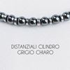 Immagine di Bracciale elastico in pietra ematite 4 MM