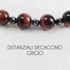 Immagine di Bracciale elastico in pietra occhio di bue 8MM