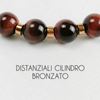 Immagine di Bracciale elastico in pietra occhio di bue 8MM