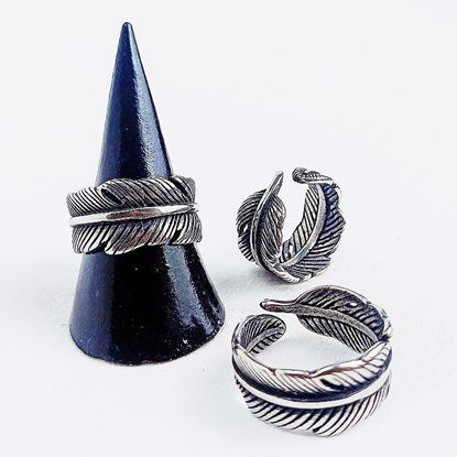 Immagine di Anello piuma in acciaio