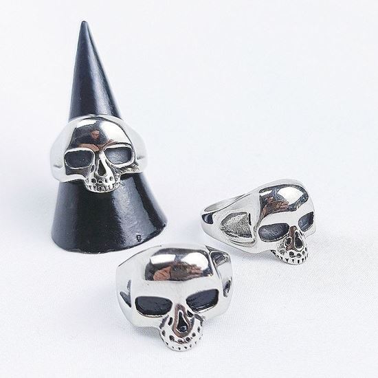 Immagine di Anello teschio in acciaio