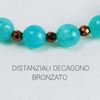 Immagine di Bracciale elastico in pietra amazzonite 8 MM