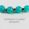 Immagine di Bracciale elastico in pietra amazzonite 8 MM